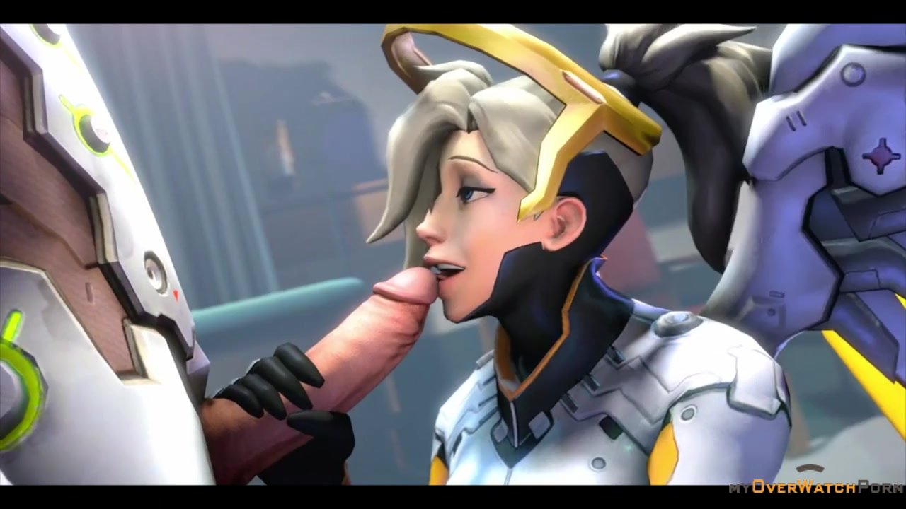 Mercy sucking Genji dick